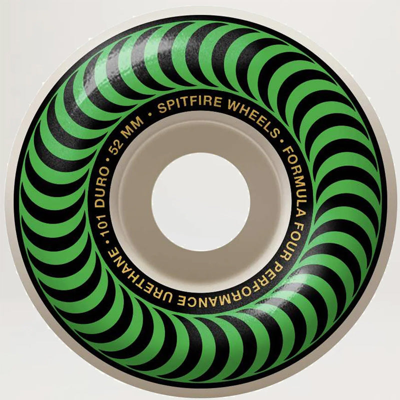 Spitfire SF F4 99a CLASSIC SWIRL 52mm WHT W/GREEN