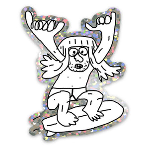 STOKE 3" Glitter Sticker