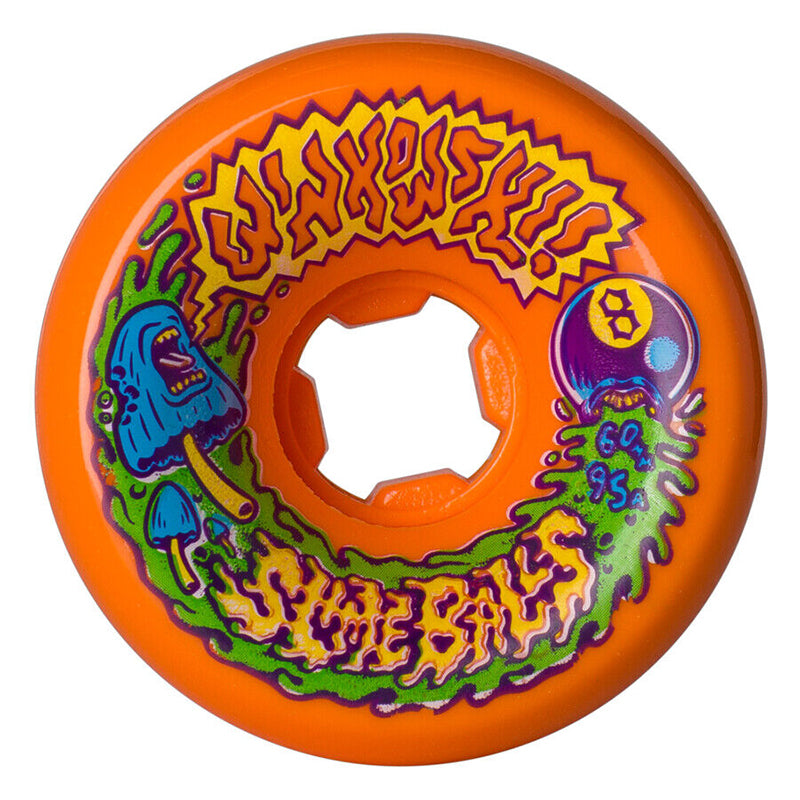 Slimeballs – 60mm Winkowski Vomits Orange 95a – Quality Surfboards