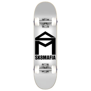 Sk8Mafia House Logo White 6.0" Micro Complete