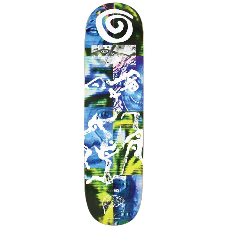 Quasi Skateboards Big Brain Skateboard Deck Slick 8.25