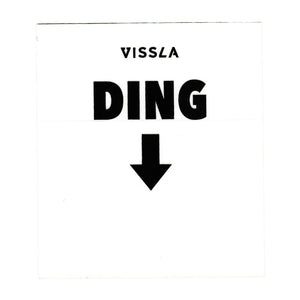 Vissla Ding Sticker 4.25"