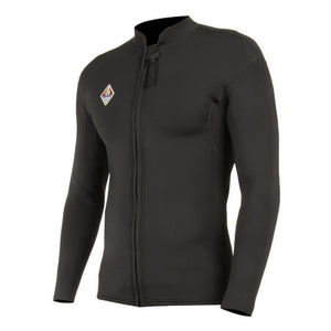 2mm Solid Sets Front Zip Wetsuit Jacket