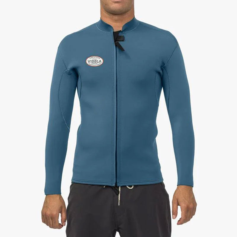 2mm Solid Sets Front Zip Wetsuit Jacket
