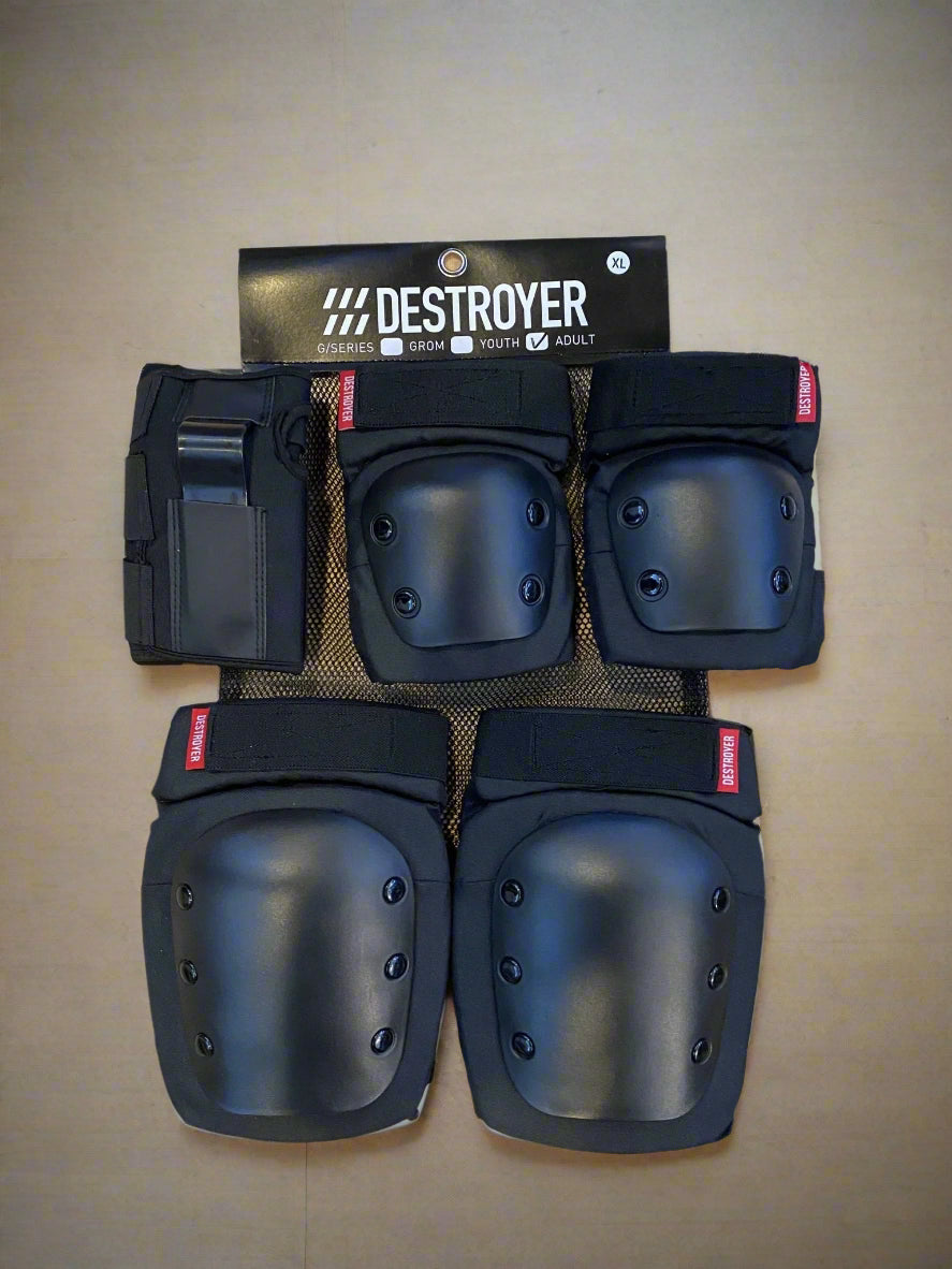 Adult Rec Pads Black Medium Pack