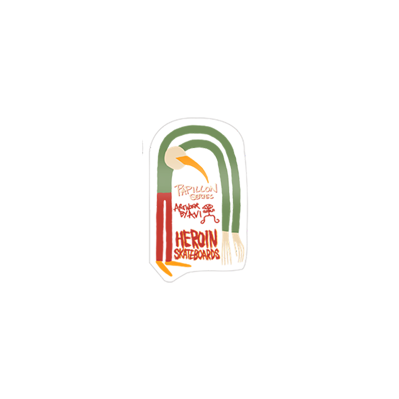 Heroin Skateboards Assorted Spring 2023 Stickers - Choose Options