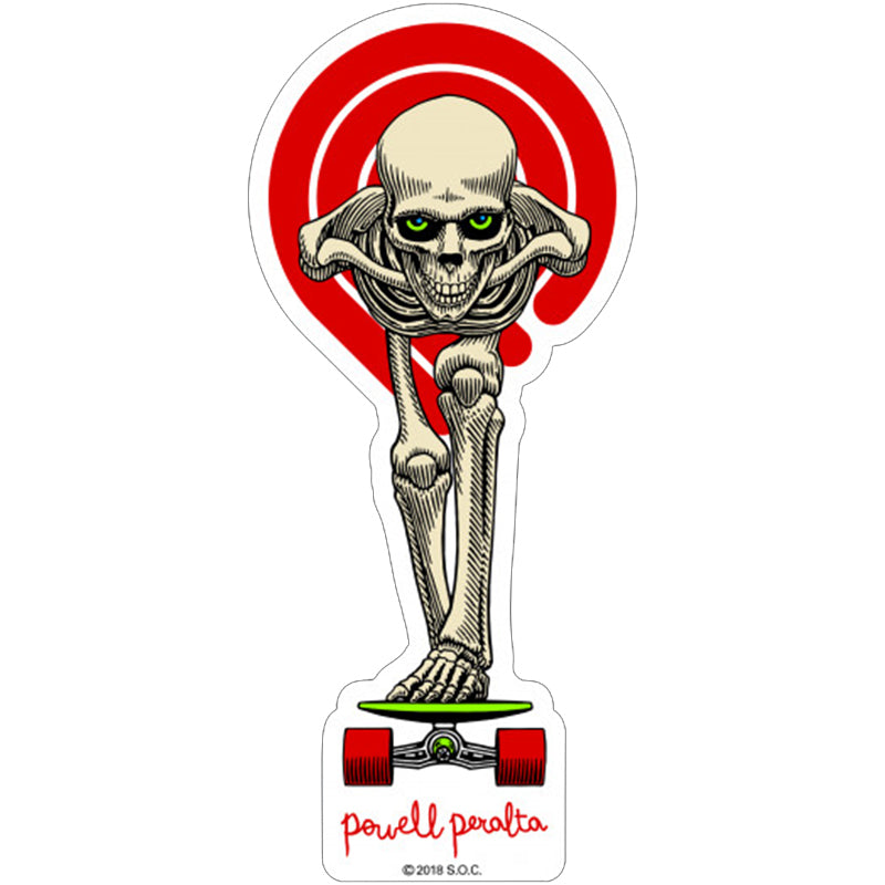 Powell Peralta Tuck Knee Skeleton Sticker