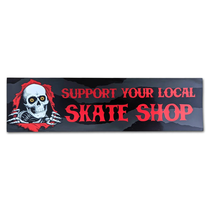 Support Your Local Skate Shop Bumper Sticker