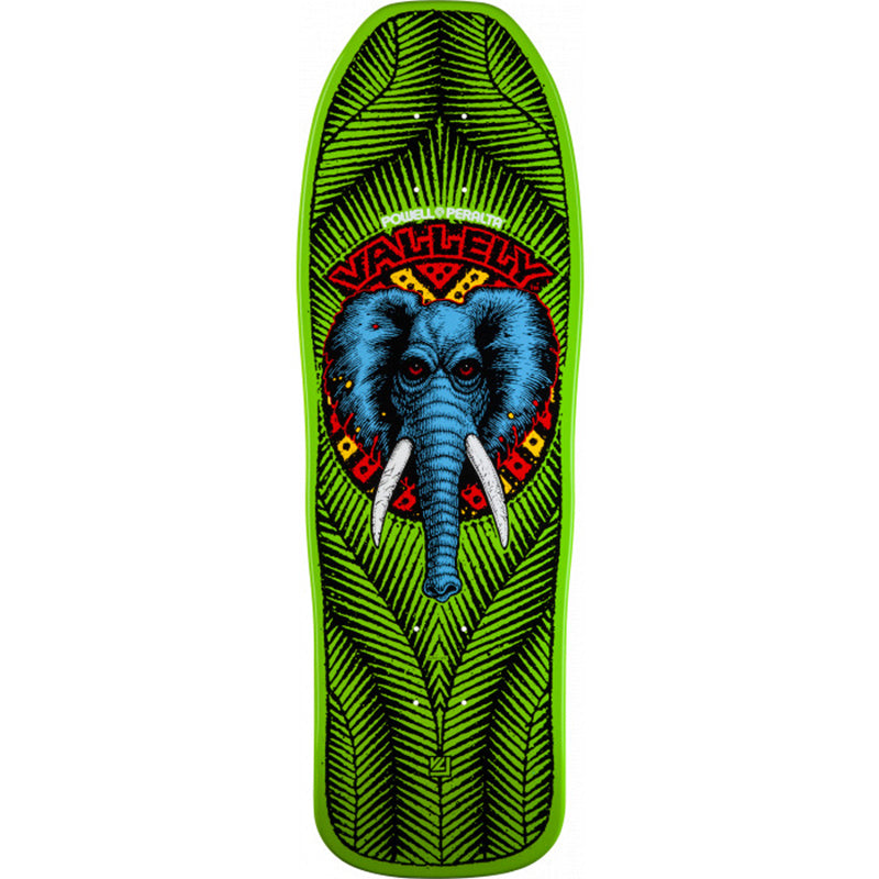 Mike Vallely Elephant Skateboard Deck Red 9.85 x 30
