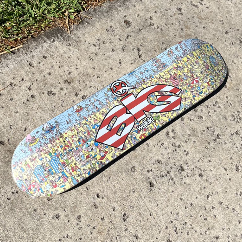 Quality Surfboards Hawaii Waikiki Waldo Deck