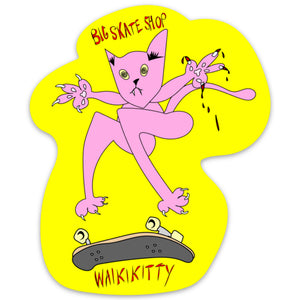 Waikikitty 4" Sticker