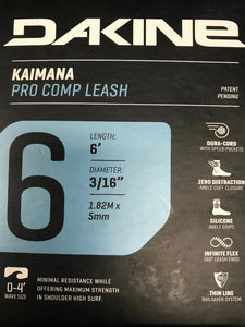 Dakine Kaimana Leash dimensions