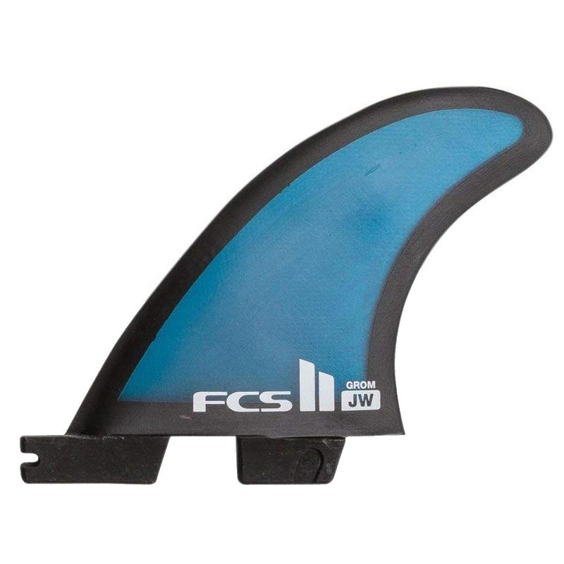 Grom FCS2 Julian Wilson PG Thruster (Blue) surf surfboard accessories