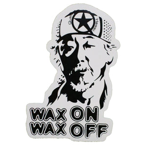 Wax on Wax off 5" Collectibles Sticker miyagi surf