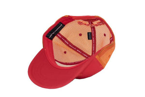 Hawaiian Tattoo Orange on Red