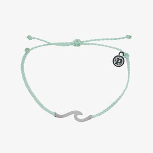 Pura Vida Hammered Wave Charm