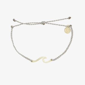 Pura Vida Hammered Wave Charm