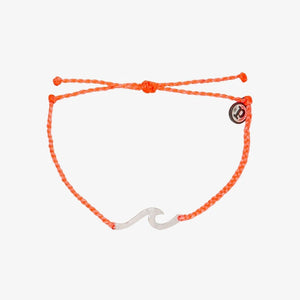 Pura Vida Hammered Wave Charm