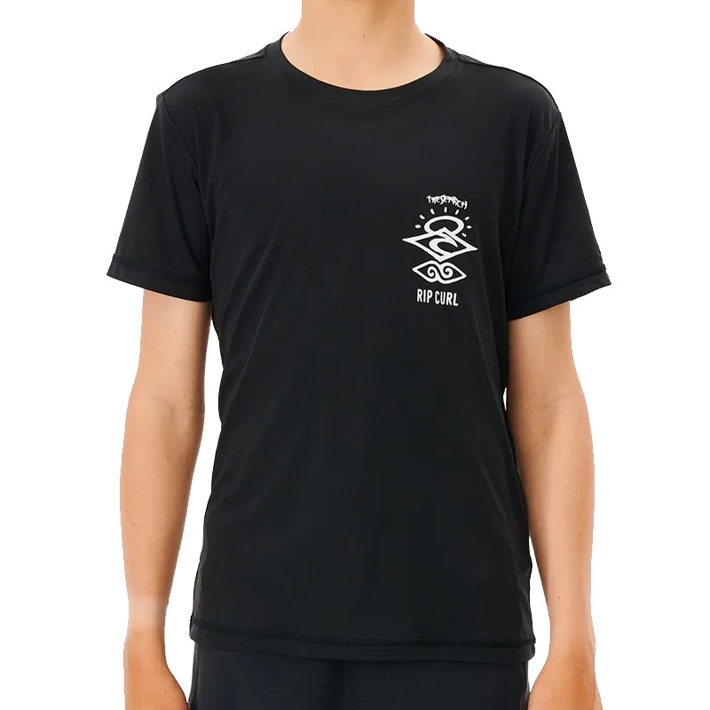 Icons Surflite Short Sleeve Boys Rash Guard