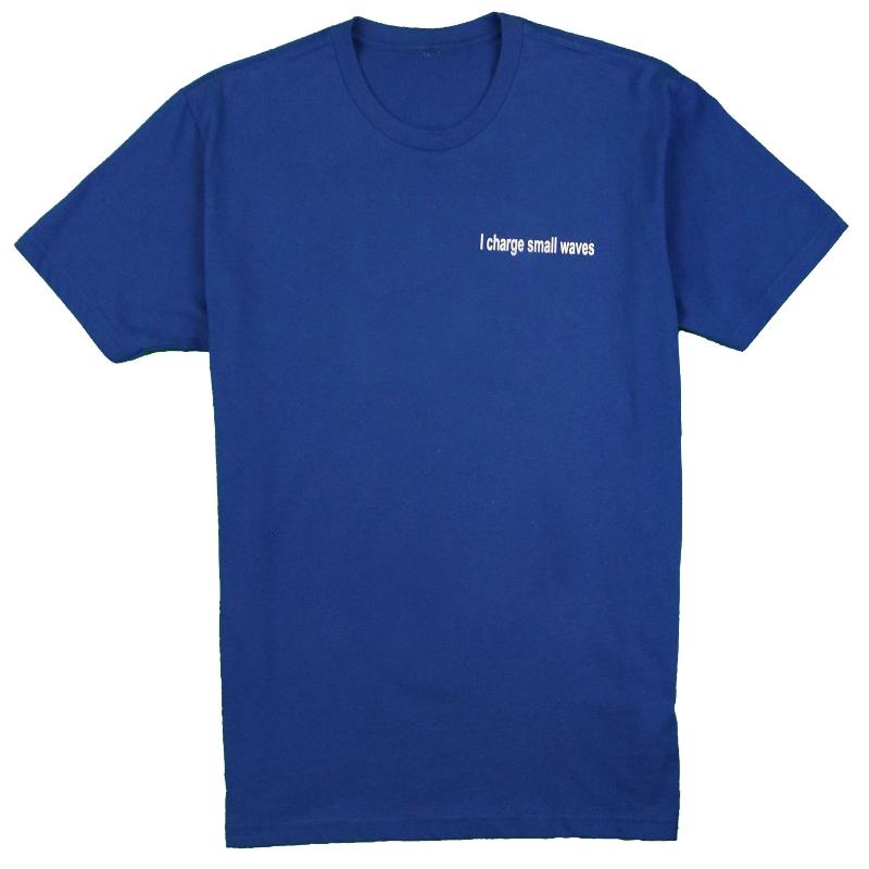 「小さな波を充電する」半袖Tシャツ