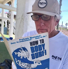 将图片加载到图库查看器，Mark Cunningham&#39;s secret to bodysurfing. Dafin 
