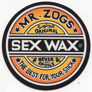 性别 蜡 Zogs 先生 徽标 1" 贴纸