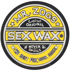 Sex Wax Mr. Zogs Logo Sticker