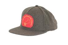 Load image into Gallery viewer, Hawaiian Tattoo Wool Patch Hat Red on Green
