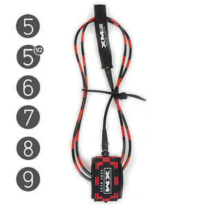 6' Comp Leash Checkered