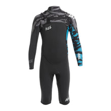 Load image into Gallery viewer, RB1 2MM S/S Springsuit Juniors&#39; Graphite/Royal
