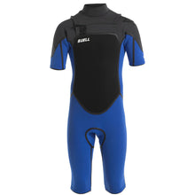Load image into Gallery viewer, RB1 2MM S/S Springsuit Juniors&#39; Graphite/Royal
