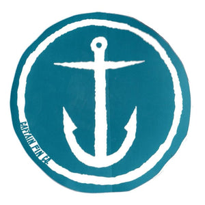 Captain Fin 5" Anchor Sticker