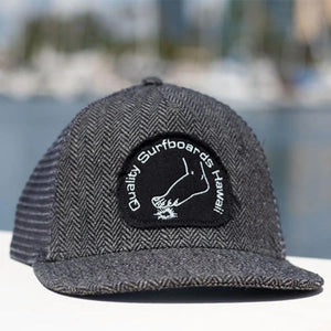 Hawaiian Tattoo Herringbone Trucker