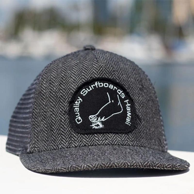 Hawaiian Tattoo Herringbone Trucker