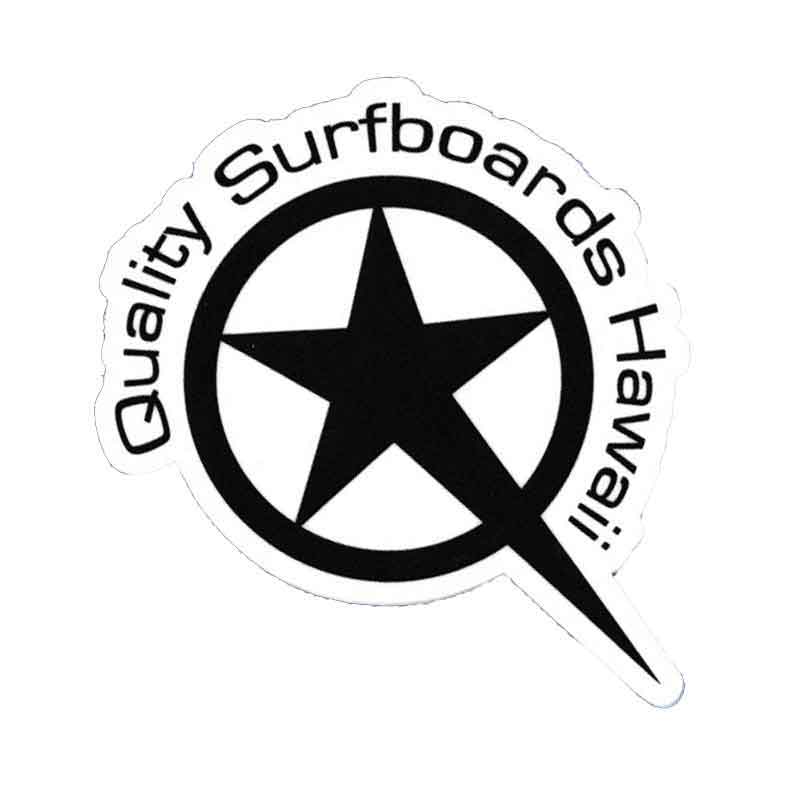 Quality Star Q die cut sticker small 3