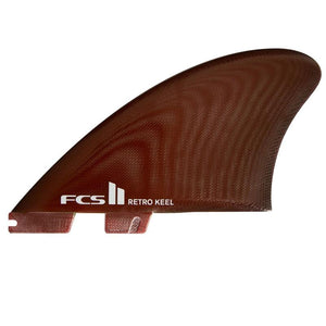 FCS2 Retro Keel Twin Fins (Red) surf surfboard accessories