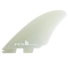 Cargar imagen en el visor de la galería, FCS2 Split Keel Quad (Clear) surf surfboard accessories
