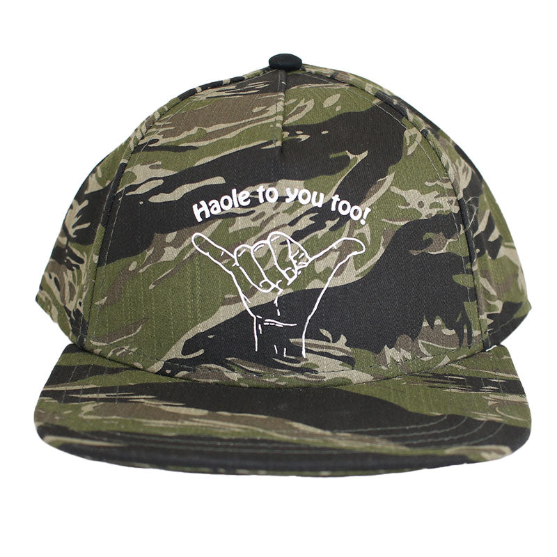 Haole sombrero lienzo blanco/ camo