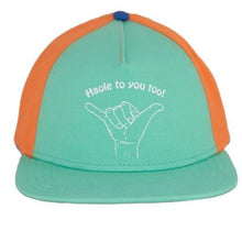 將圖片載入圖庫檢視器 薄荷/橙色Haole Snap Back白色
