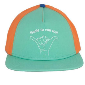 薄荷/橙色Haole Snap Back白色