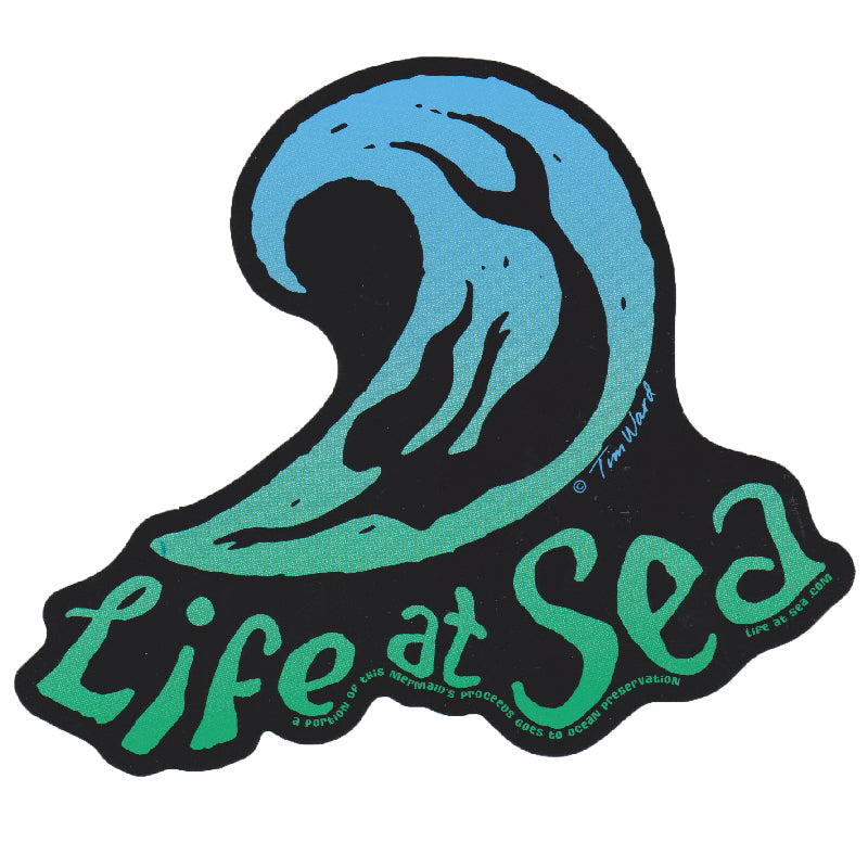 Vida en etiqueta adhesiva de Sea Las Mermaid