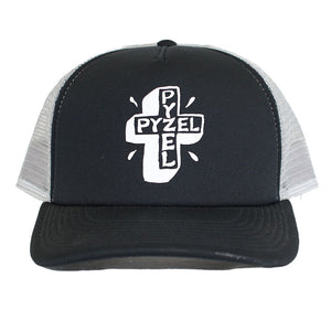 Pyzel Hat Trucker cruz negro