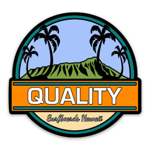 Quality Diamond Head 3" Sticker