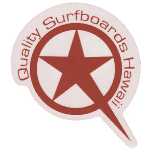 Quality Star Q sticker small 4"