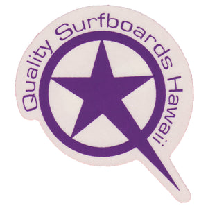 Quality Star Q sticker small 4"