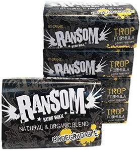 Ransom surf wax tropical organic biodegradable