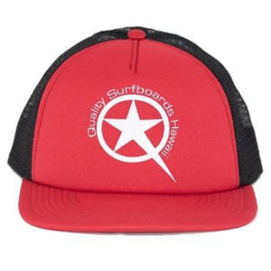 Star White on Red/Black