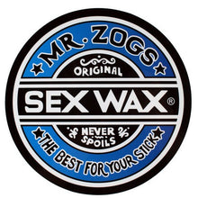 画像をギャラリービューアに読み込む, Sex Wax Mr. Zogs Logo 3 &quot;ステッカー
