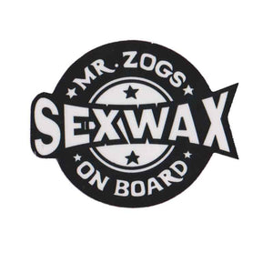 Sex Wax on board 4" Sticker