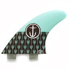 Load image into Gallery viewer, Small FCS Captain Fin Co. Leila Hurst FCS Thruster surf surfboard accessories
